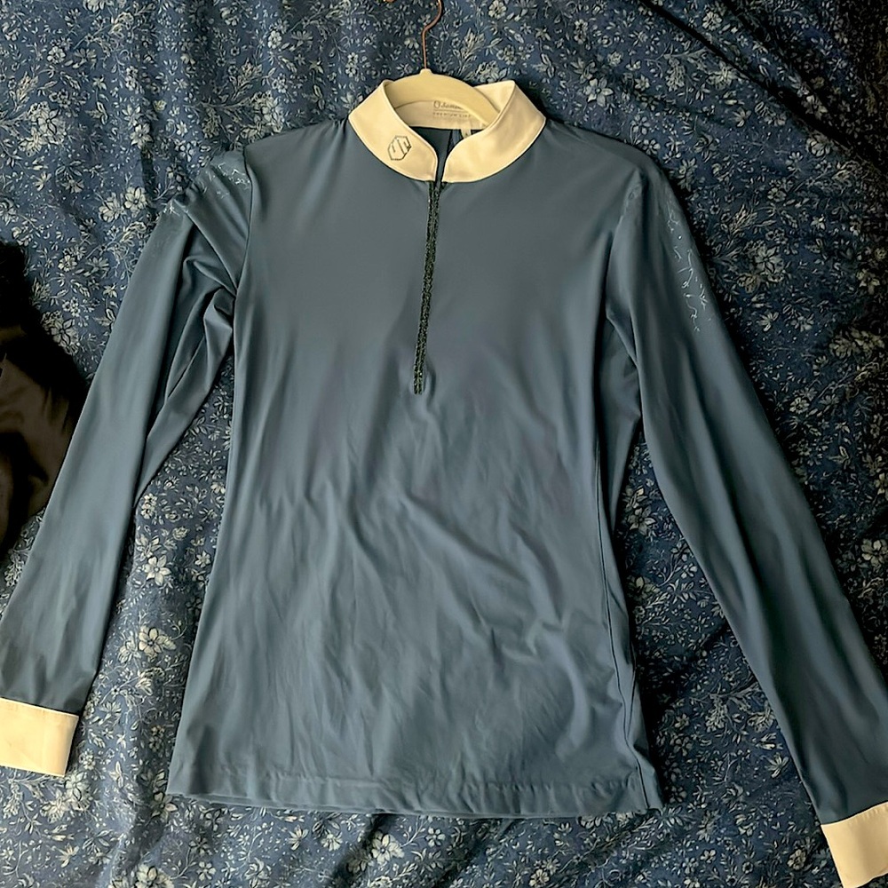 Blue samsheild show shirt